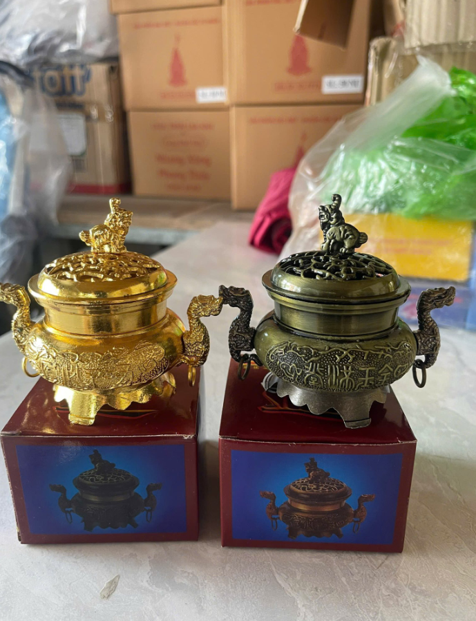 lư trầm Màu sắc đa dạng